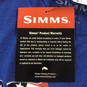 Simms Shirts - 🆕 SIMMS Fishing Mens Blue USA Flag Shirt Simms Shirts - 🆕 SIMMS Fishing Mens Blue USA Flag Shirt